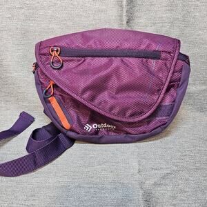 Outdoor Products Marilyn Waist Pack Crossbody Sling Fanny Travel Bag Pink Purple